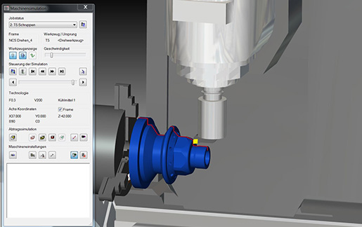 CAM simulace s pomocí hyperMILL® VIRTUAL Machining